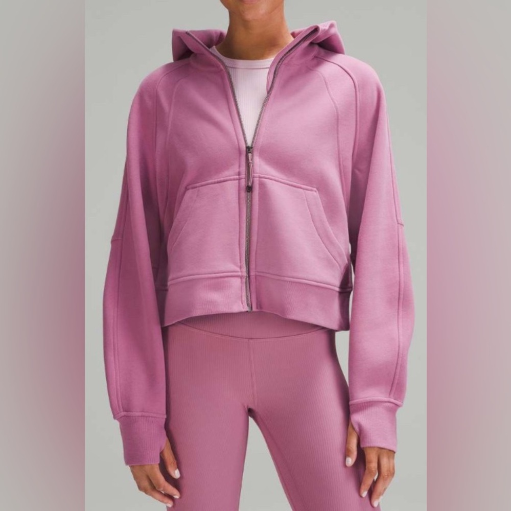 NWOT Lululemon Scuba Oversized Full-Zip Hoodie Velvet Dust